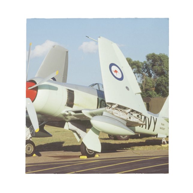 Bloc-note Fureur de mer Hawker à la CAF, aile du Minnesota,  (Devant)