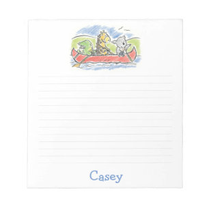 Bloc-note Furry Friends Canoe Note Pad