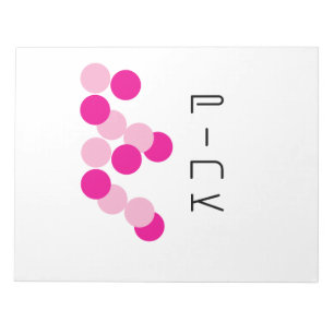 Bloc-note Fusion rose harmonieuse