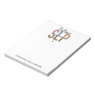 Bloc-note Futur personnalisé Empreinte de léopard de Patholo