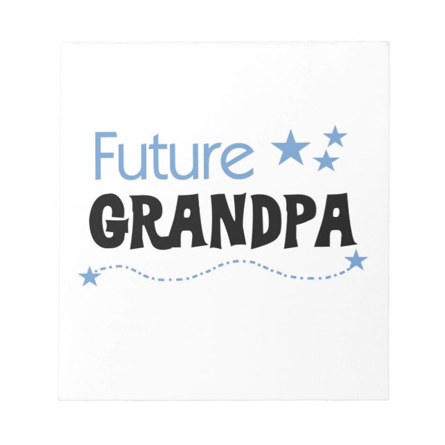 Bloc-note Futurs tee-shirts et cadeaux grand-pa (Devant)
