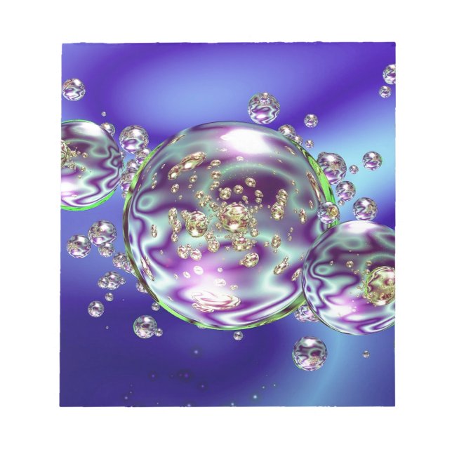 Bloc-note Galaxie bulle (Devant)