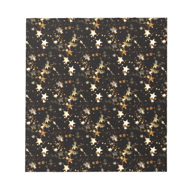 Bloc-note galaxie d'or (Devant)