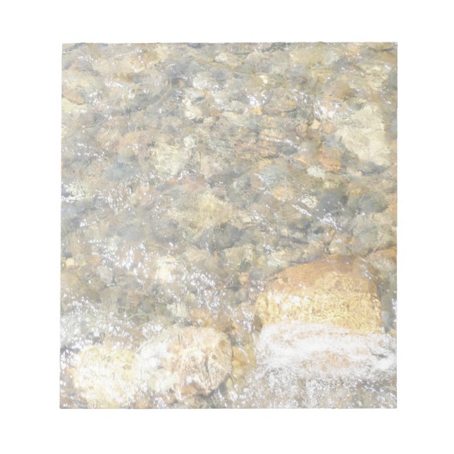Bloc-note Galets Brown et gris naturel Abstrait (Devant)