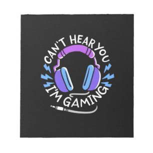 Bloc-note Gamer Je Joue