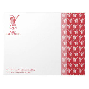 Bloc-note Garder le calme et garder le jardinage Gardener's 