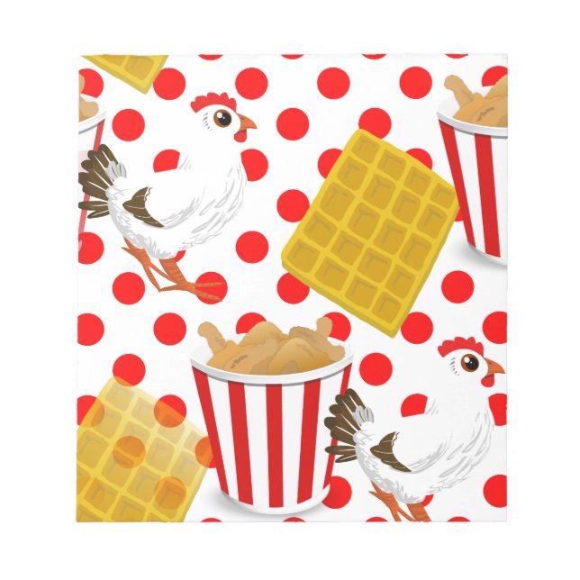 Bloc-note gaufres de poulet (Devant)