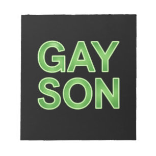 Bloc-note Gay Son Funny LGBTQ Pride
