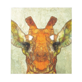 Bloc-note girafe abstraite