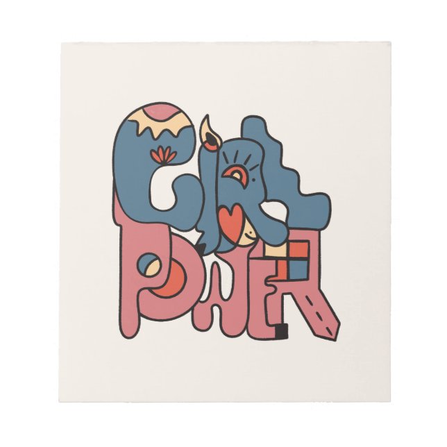 Bloc-note Girl Power (Devant)