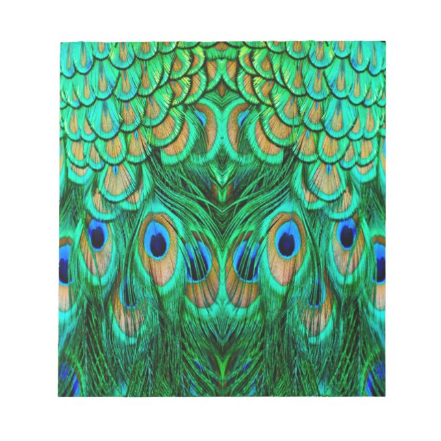 Bloc-note Glorious Peacock (Devant)