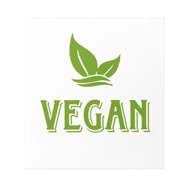 Bloc-note Go Vegan, végétalien, végétarien, (Devant)