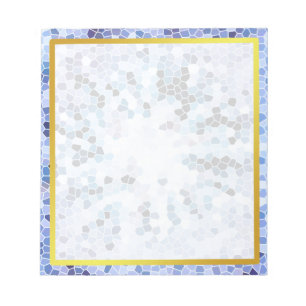 Bloc-note Gold Faux Boarder Marbre Cadre photo Autograph