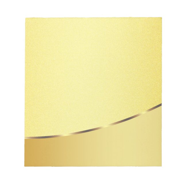 Bloc-note Gold Faux Boarder Stried Photo frame Autograph (Devant)