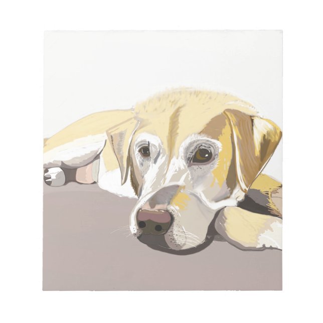 Bloc-note Golden Labrador (Devant)