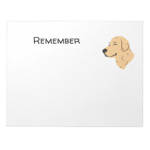Bloc-note Golden Retriever