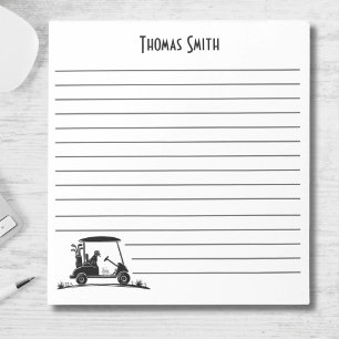 Bloc-note Golden Retriever Dans Le Nom Du Panier