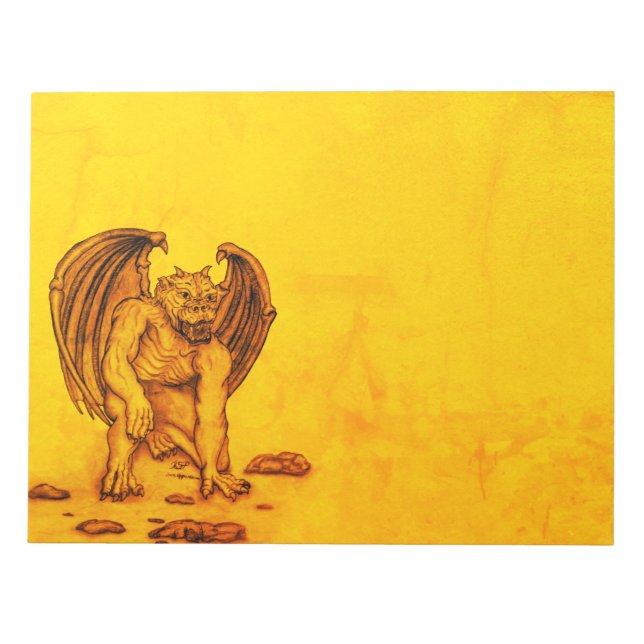 Bloc-note Golem Gargoyle (Devant)