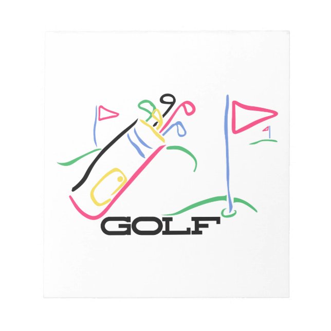 Bloc-note Golf (Devant)