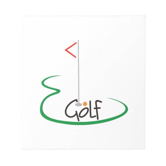 Bloc-note Golf (Devant)