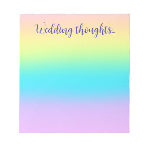 Bloc-note Gradient de Gorgeous Pastel