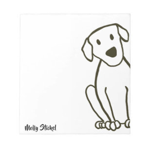 Bloc-note Grand bloc - notes de chien de laboratoire