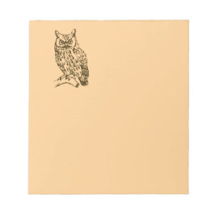 Bloc-note Grand-duc de Virginie pêche