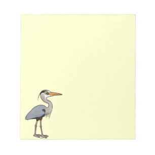 Bloc-note Grand héron bleu