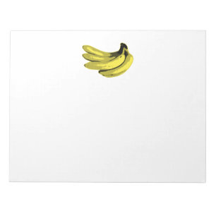 Bloc-note Graphique de banane de jaune d'art de bruit
