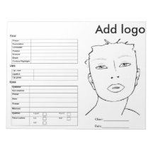Graphique facial maquillage