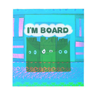 Bloc-note Graphique Inspirationnel amusant : Je Suis Bored T