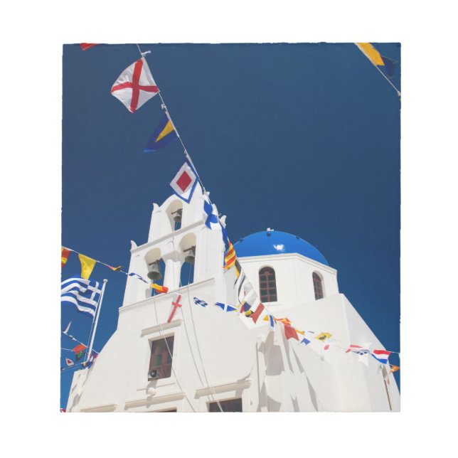 Bloc-note Grèce et l'île grecque de Santorin ville d'Oia 4 (Devant)