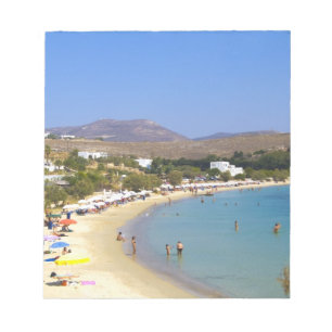 Bloc-note Grèce, île de Paros, Krios Beach vue d'en haut