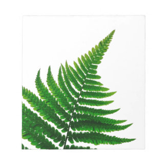 Bloc-note Green Fern Print Woodlands Leaf