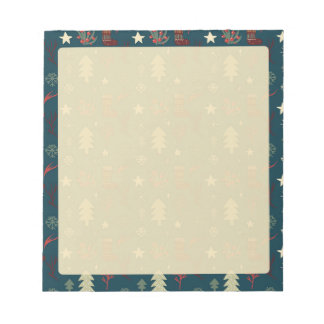 Bloc-note Green Vintage Christmas