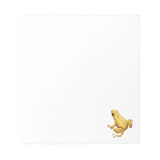 Bloc-note grenouille à fléchettes (Devant)