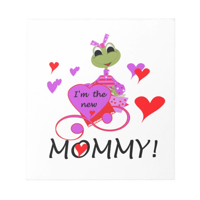Bloc-note Grenouille Nouveaux cadeaux maman (Devant)