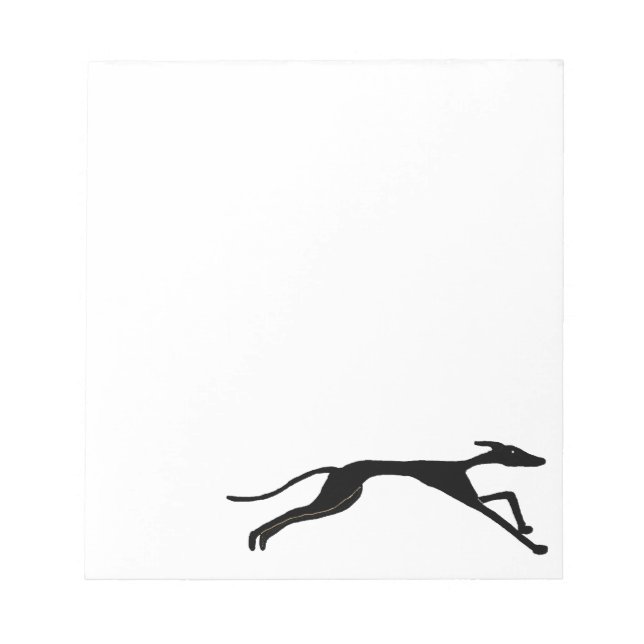 Bloc-note Greyhound Racing Art (Devant)