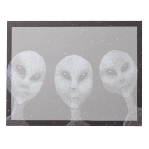 Bloc-note Gris Alien