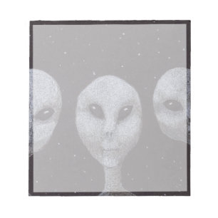 Bloc-note Gris Alien
