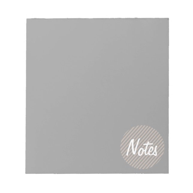Bloc-note | gris-notes (Devant)