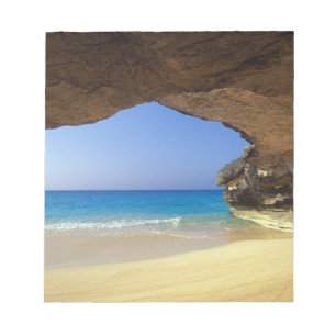 Bloc-note Grotte à French Bay, île de San Salvador,