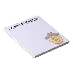 Bloc-note Grumpey Cowboy robuste