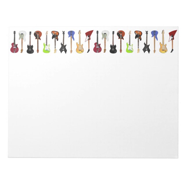 Bloc-note Guitares (Devant)