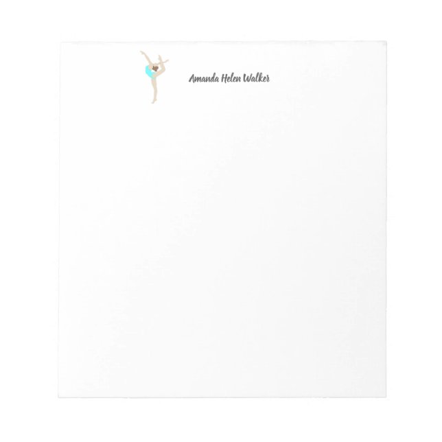 Bloc-note Gymnaste féminine (Devant)