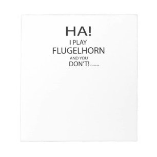 Bloc-note Ha Flugelhorn