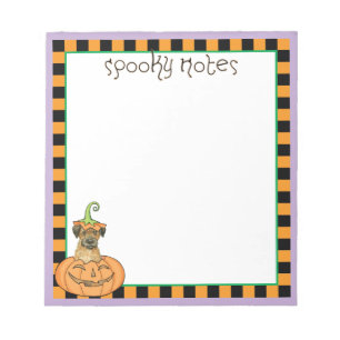 Bloc-note Halloween Border Terrier