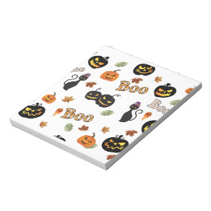 Bloc-note Halloween Cat Boo