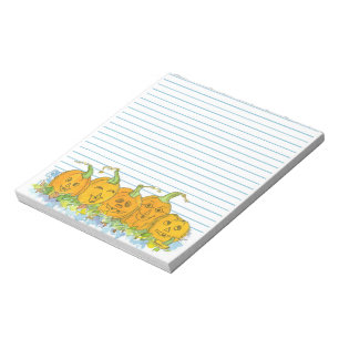 Bloc-note Halloween Citrouille Jack-O-Lantern