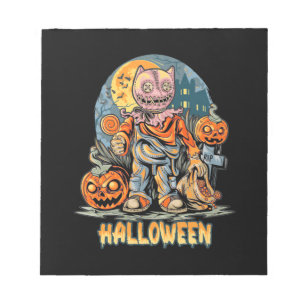Bloc-note Halloween Et Chat